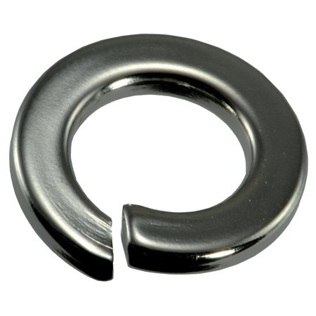 MIDWEST FASTENER Split Lock Washer, For Screw Size 7/16 in 18-8 Stainless Steel, Polished Finish, 8 PK 33471